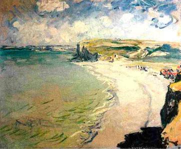 Claude Monet The Beach at Pourville Spain oil painting art